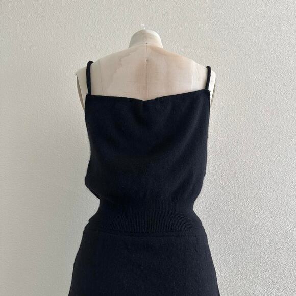 handmade black knit camisole - Picture 4 of 7